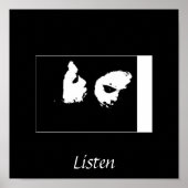 Poster Écouter (Devant)