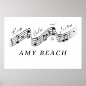 Poster Écouter Amy Beach Meilleur compositeur de musique  (Devant)