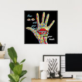 Poster Écouter avec les yeux (Bureau à domicile)