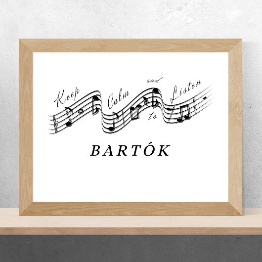 Poster Écouter Béla Bartók Meilleur compositeur de musiqu