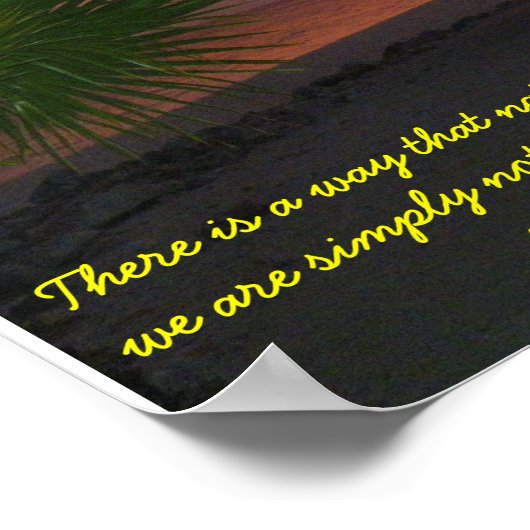 Poster Écouter la nature (Coin)