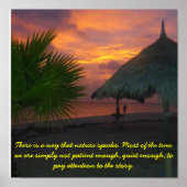 Poster Écouter la nature (Devant)