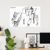 Poster Écouter l'affiche (Bureau à domicile)