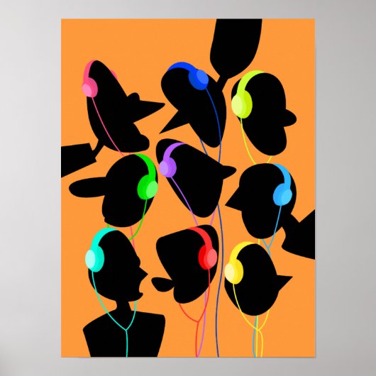 Poster Écouter l'affiche musicale (Devant)