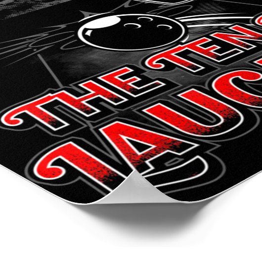 Poster Écouter Le Rire À Dix Épingles - Fun Bowler & Bowl (Coin)