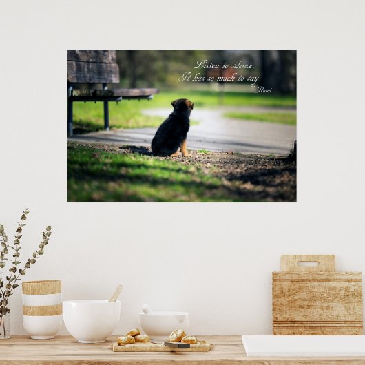 Poster Écouter le silence (Cuisine)