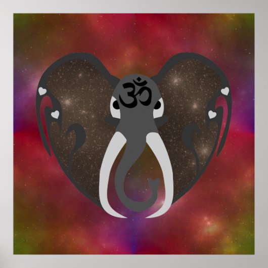 Poster Ecouter les éléphants au Cosmos (Devant)