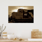 Poster Écouter mon train Acomin' Imprimer (Cuisine)