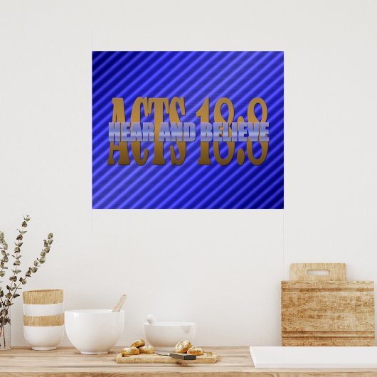 Poster Écoutez Et Croyez (Cuisine)