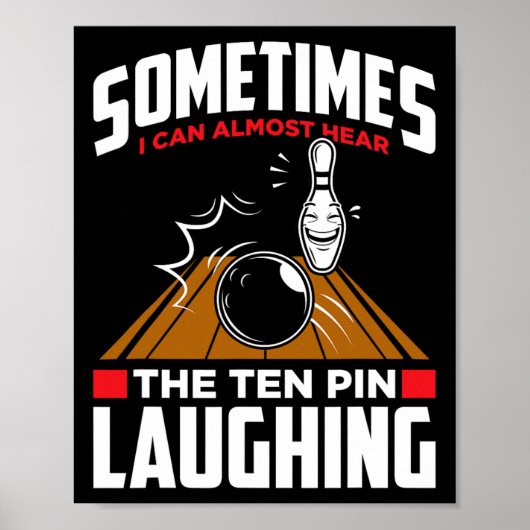 Poster Écoutez Les Dix Épingles Rire - Drôle Bowler Et Bo (Devant)