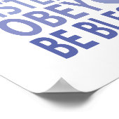 Poster Écoutez, obéissez et soyez bénis (Coin)