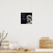Poster ÉCOUTEZ PLUS PARLEZ MOINS _Epictetus (Matte) (Cuisine)