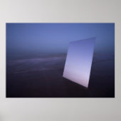 POSTER ÉCRAN BLANC RECTANGULAIRE (Devant)