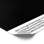 Poster Écran cassé de l'ancienne maison de cuisine (Coin)