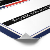 Poster Écran Collage photo patriotique personnalisé (Coin)