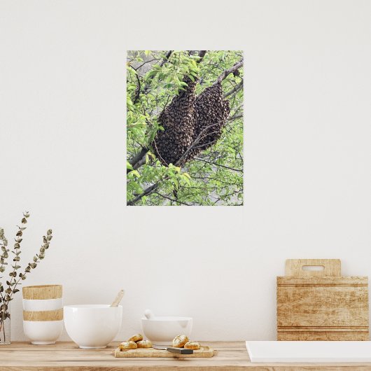 Poster Écran d'abeilles (Cuisine)