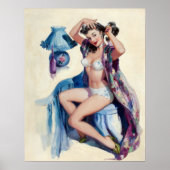 Poster Écran de coiffure vers le haut (Devant)