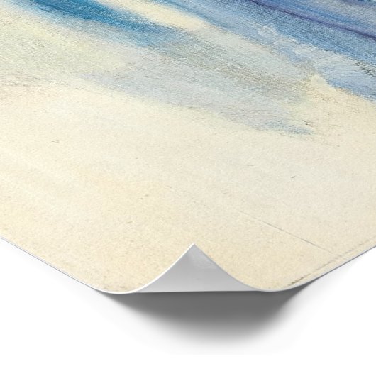 Poster Écran de coiffure vers le haut (Coin)