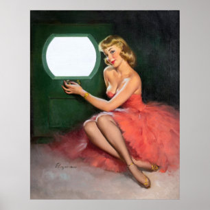 Poster Écran de télévision