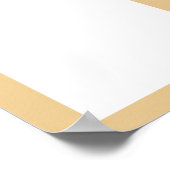 Poster Ecran photo universel de couleur personnalisable g (Coin)