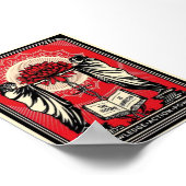 Poster Écran Shepard Fairey Imprimer Connaissance Action  (Coin)