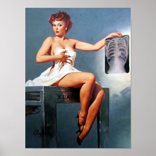 Poster Écran X vers le haut (Devant)