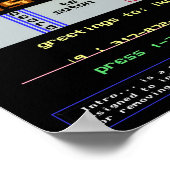 Poster Écrans d'entrée Commodore 64 14" x 18" PE & TS (Coin)