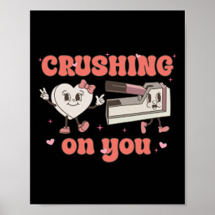Poster Écrasé sur vous Pédiatrique Infirmière Valentine M