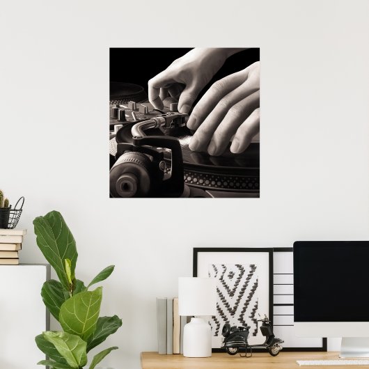 Poster Écraser (Bureau à domicile)