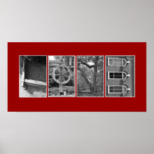 Poster Écraser avec des images