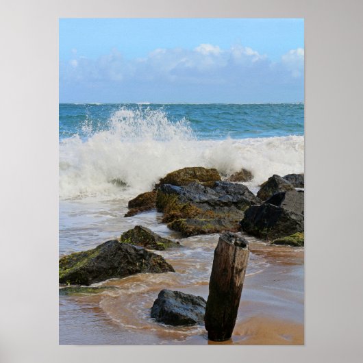 Poster Écraser des vagues (Devant)