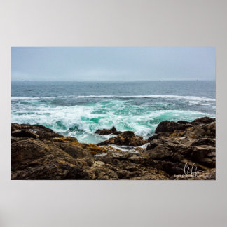 Poster Écraser des vagues