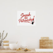 Poster Écraser le patriarcat (Cuisine)