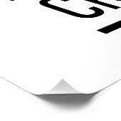 Poster Écrasez-le ! Texte motivationnel | Lézard (Coin)