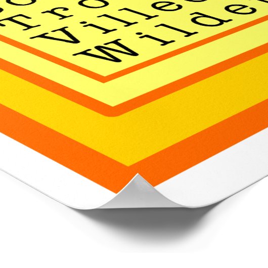 Poster Écrire comme une fille Agrumes Imprimer (Coin)