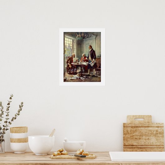 Poster Écrire la Déclaration d'indépendance Art (Cuisine)