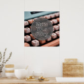 Poster Écrire votre histoire (Cuisine)