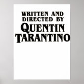 Poster Écrit et réalisé par Quentin Tarantino (Devant)