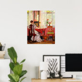 Poster Écrit par Gari Melchers, (Bureau à domicile)