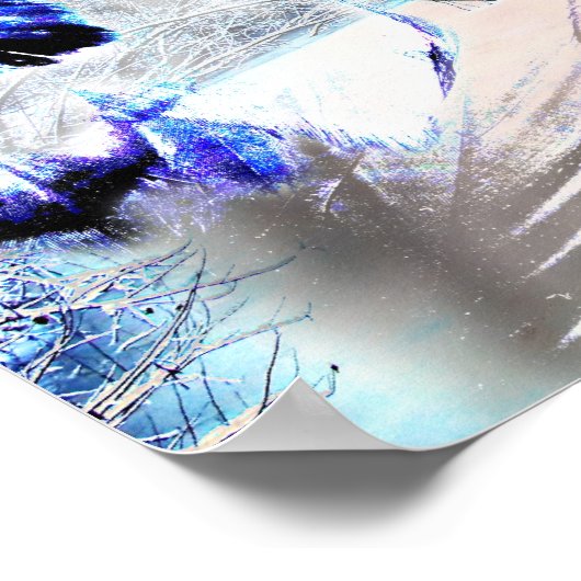 Poster Écriture 'Angel's Reflection' (Coin)