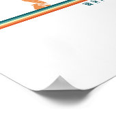 Poster Écriture Auteur Écriture Rétro (Coin)