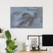 Poster Écriture Baptême Imprimer (Bureau à domicile)