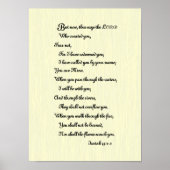 Poster Écriture biblique (Devant)