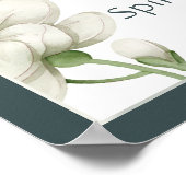 Poster Écriture biblique Encouragement Citations Fleur bl (Coin)