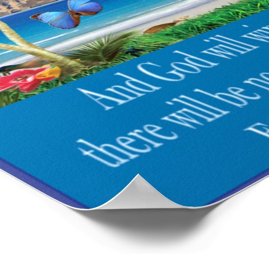 Poster Écriture chrétienne (Coin)