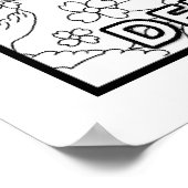 Poster Écriture Couleur moi Jolie (Coin)