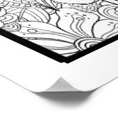 Poster Écriture Couleur moi Jolie (Coin)