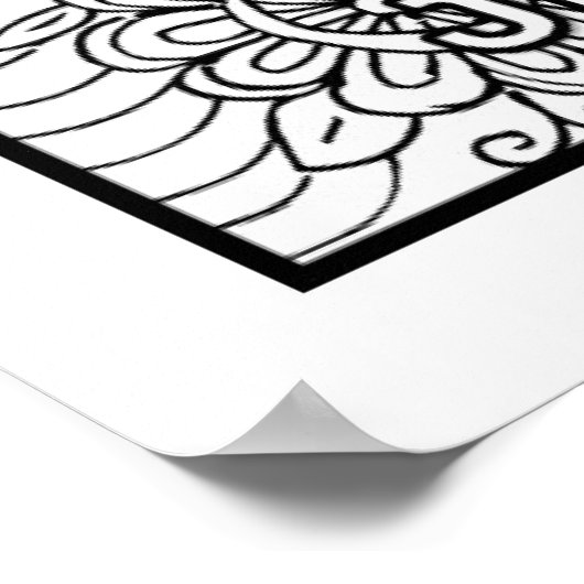 Poster Écriture Couleur moi Jolie (Coin)