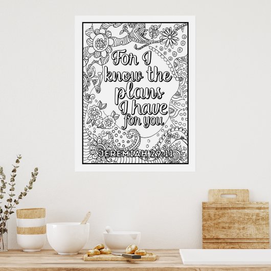 Poster Écriture Couleur moi Jolie (Cuisine)