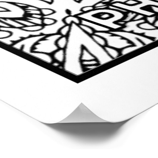 Poster Écriture Couleur moi Jolie (Coin)